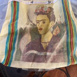 Frida Kahlo Mesh Tote Bag